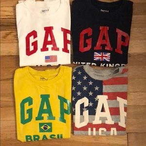 Lot of 4 T-shirt’s from the Gap. Size 8